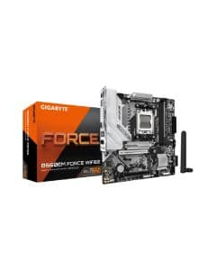 Placa Mãe Gigabyte B650EM FORCE WIFI6E AM5 2xDDR5 Chipset AMD B650 mATX
