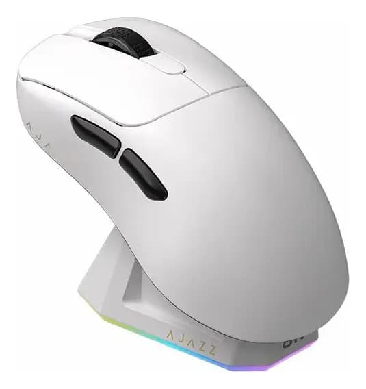 Mouse Gamer Ajazz Aj179pro 8k 26000dpi Paw3395 C/Dock Ultraleve