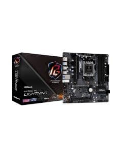 Placa Mãe AsRock B650M PG Lightning AM5 4xDDR5 Chipset AMD B650 mATX