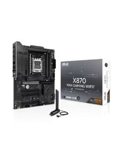 Placa Mãe Asus X870 MAX GAMING WIFI7 AM5 4xDDR5 Chipset AMD X870 ATX