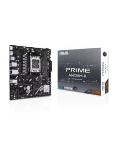 Placa Mãe Asus Prime A620AM-K AM5 2xDDR5 Chipset AMD A620A mATX