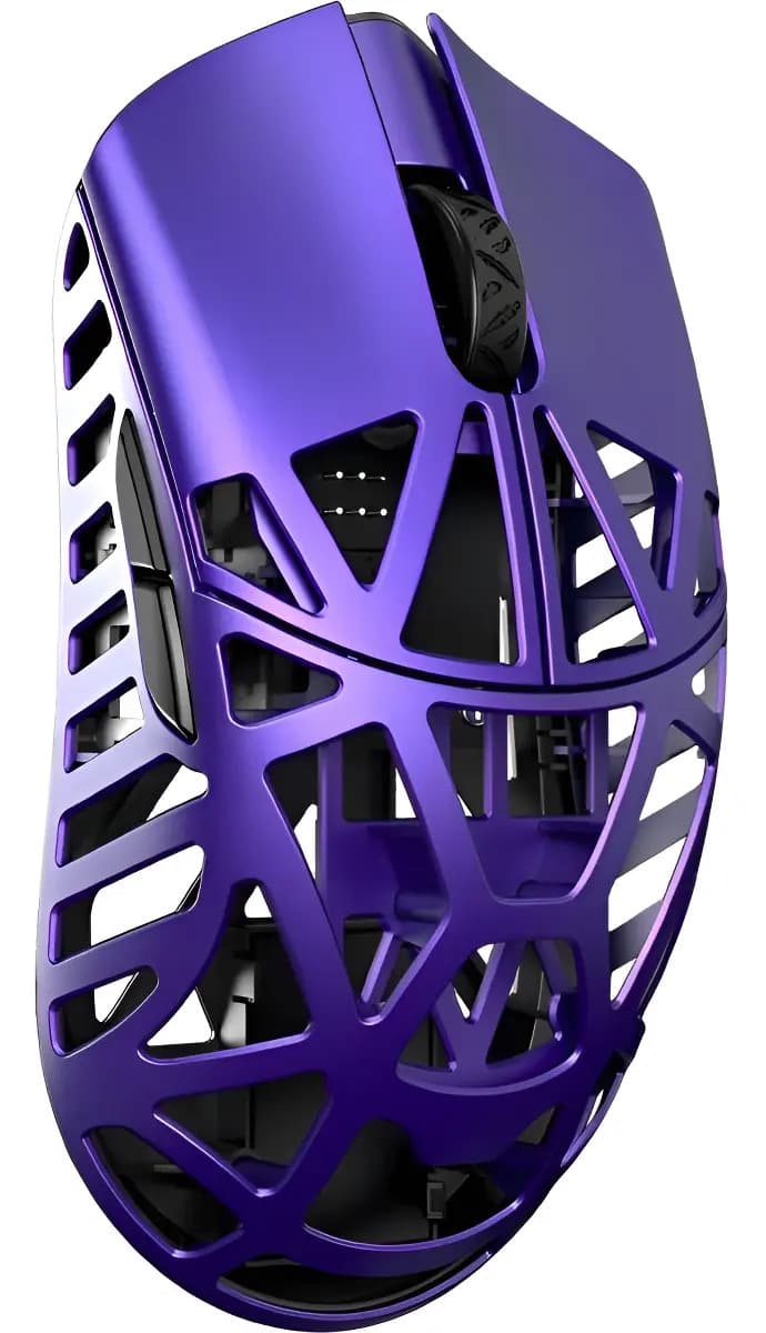 Mouse Gamer Magnesium Wlmouse Beast X Max Wireless 8k Cor Purple