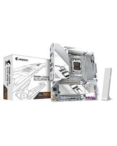 Placa Mãe Gigabyte B850M AORUS ELITE ICE WIFI6E AM5 4xDDR5 AMD B850 mATX