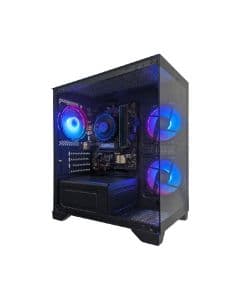 Computador Gamer NTC VULCANO Intel AQ 2002 AS Intel Core i3 14100 UHD Intel 730 8GB DDR4 512GB SSD c/3 Fans ARGB Linux