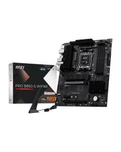 Placa Mãe MSI PRO B850-S WIFI6E AM5 4xDDR5 Chipset AMD B850 ATX