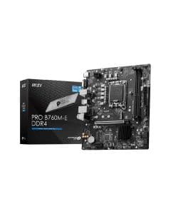 Placa Mãe MSI PRO B760M-E LGA 1700 DDRR4 Chipset INTEL B760 mATX
