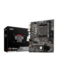 Placa Mãe MSI B550M-A PRO AM4 2xDDR4 Chipset AMD B550 mATX
