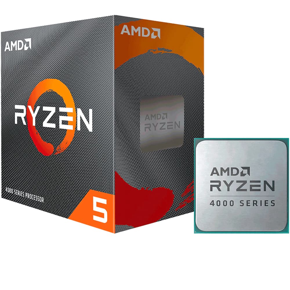 Processador Amd Ryzen 5 4600g, 6 Core 12 Threads, Cache 11mb, 3.7ghz (4.2ghz Max. Turbo) Am4, 4000 G-Series, Radeon Graphics - 100-100000147BOX