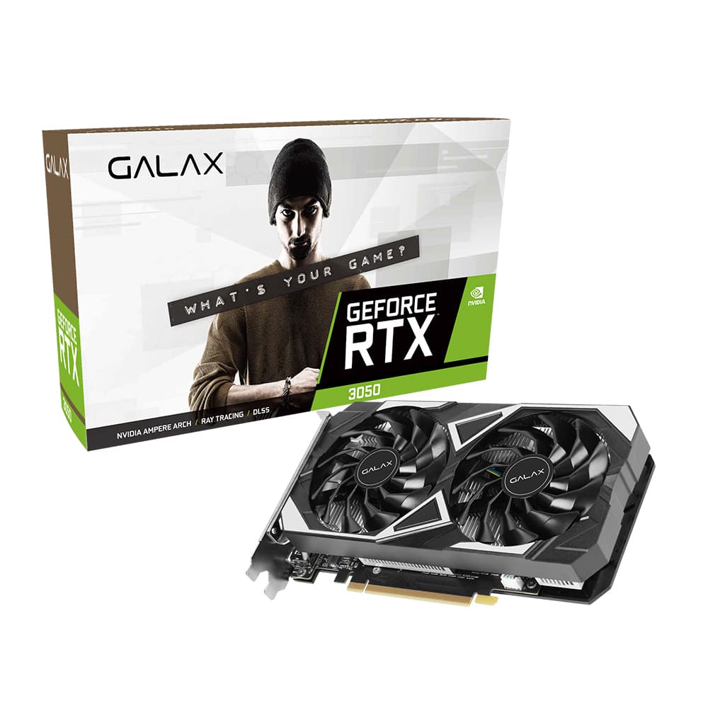Placa De Vídeo Galax Nvidia Geforce Ex 2x Preta Rtx 3050 6gb Gddr6 96 Bits - 35NRLDHP9ODV