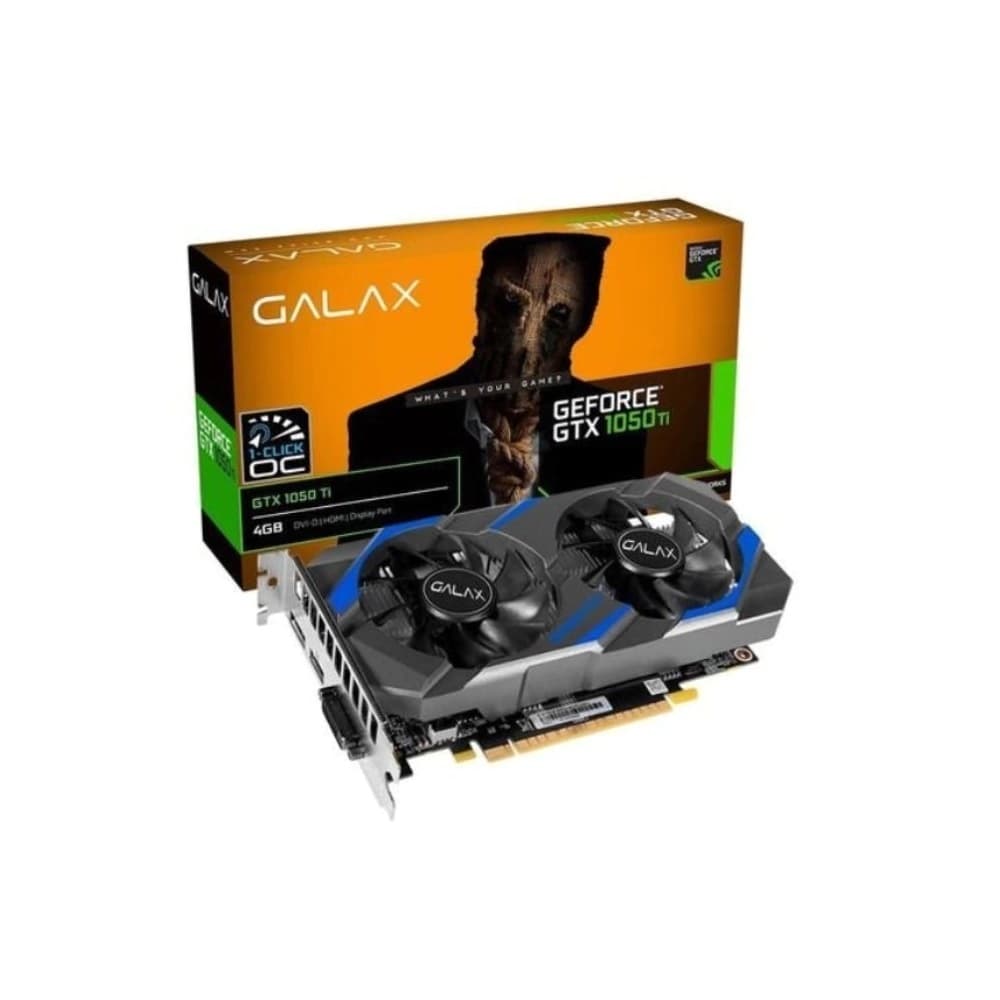 Placa De Vídeo Galax Nvidia Geforce 1-Click Oc Gtx1050ti Oc G5 4gb Gddr5 128 Bits - 50IQH8DSQ3DD