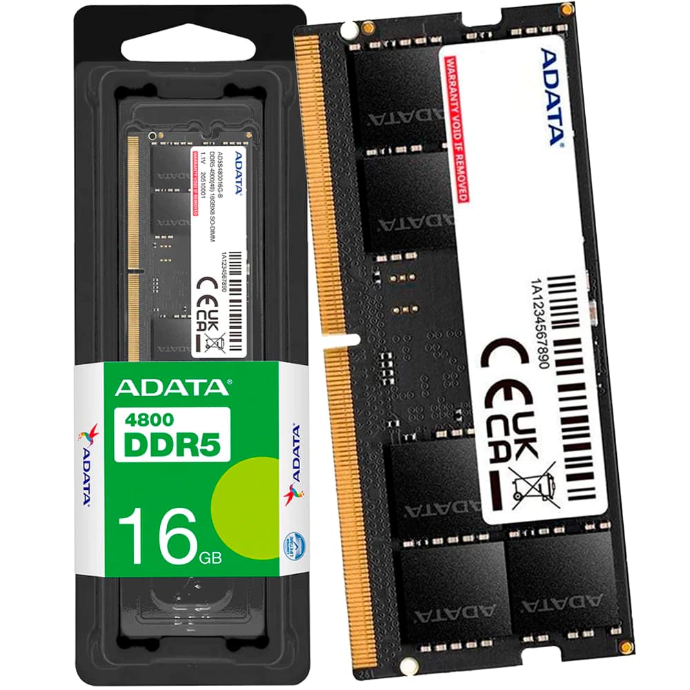 Memória Adata Premier So-Dimm Ddr5 16gb Cl42 4800mhz - AD5S480016G-S