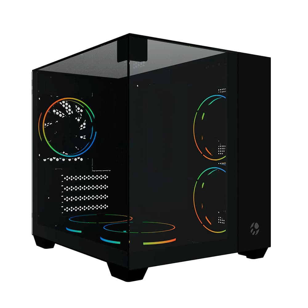 Gabinete Gamer Bluecase Tokyo Preto Vidro Temperado S/Fan Mid Tower - BG-058B