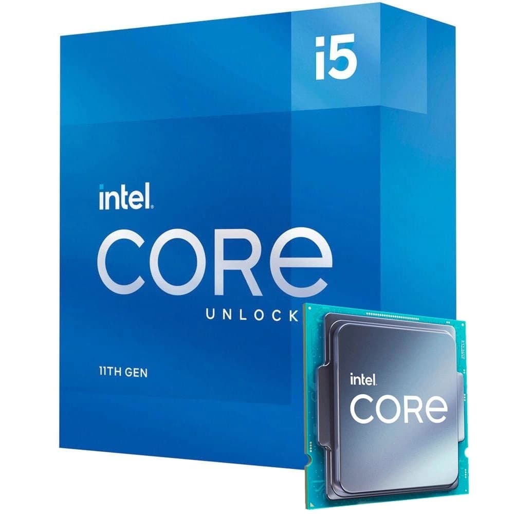 Processador Intel Core I5-11600k, 6 Core 12 Threads, Rocket Lake 11ª Geração, Cache 12mb, 3.9ghz, (4.9ghz Max. Turbo), Lga 1200, Intel Uhd Graphics 750 - BX8070811600K
