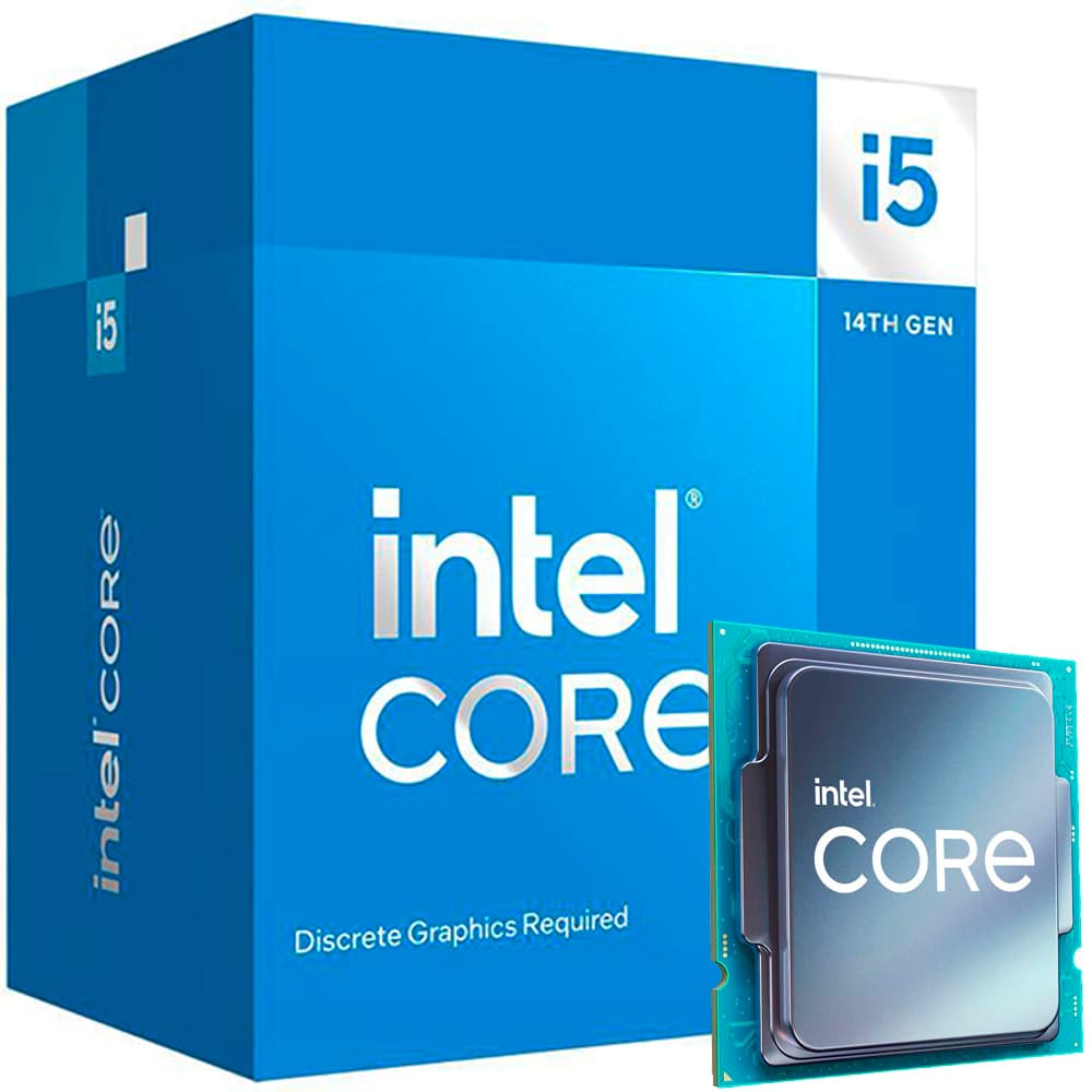 Processador Intel Core I5-14400f, 10 (6p+4e) Cores 16 Threads, Raptor Lake Refresh 14ª Geração, Cache 20mb, 3.5ghz, (4.7ghz Max. Turbo), Lga 1700 - BX8071514400F
