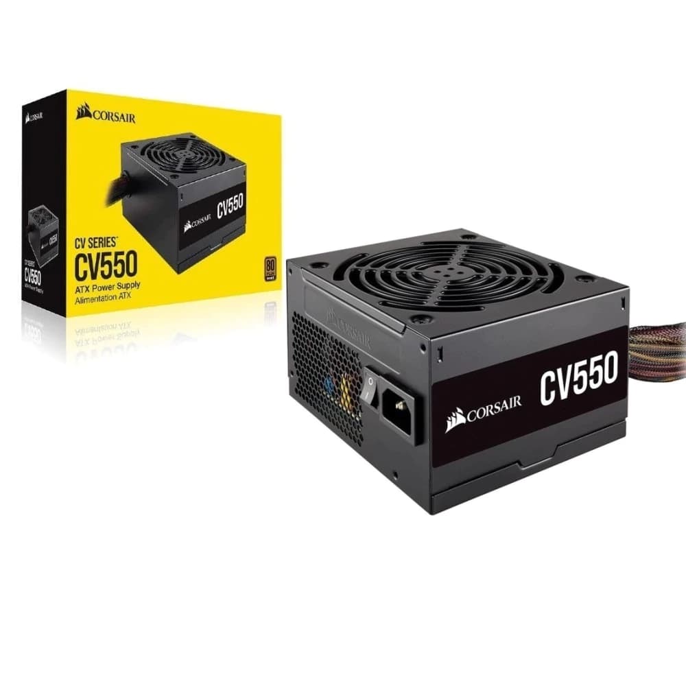 Fonte Real Corsair Gaming Cv Series Cv550 80 Plus Bronze - CP-9020210-WW