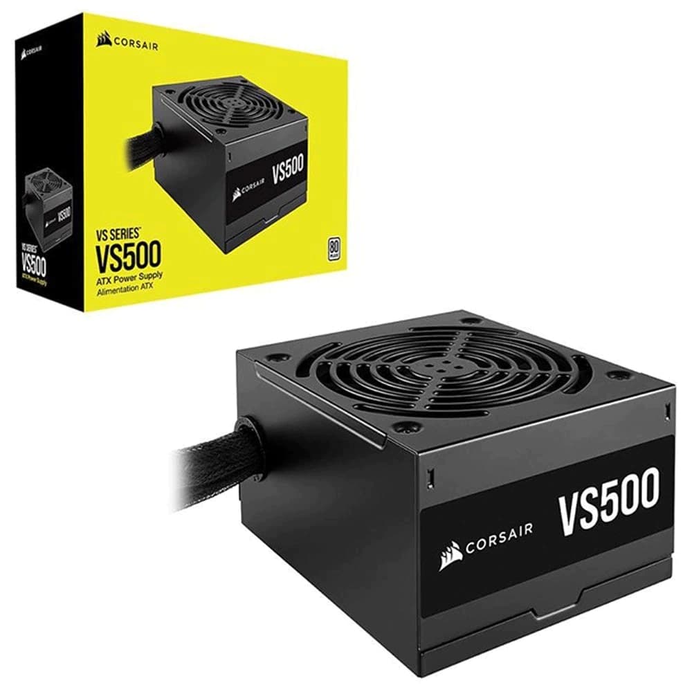 Fonte Real Corsair Gaming Vs Series Vs500 80 Plus White - CP-9020223-WW