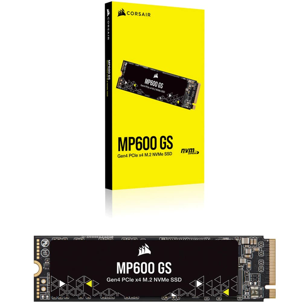 M.2 Corsair Mp600 Gs Pci-E Nvme Gen4 500gb Leituras: 4800mb/S E Gravações: 3500mb/S - CSSD-F0500GBMP600GS