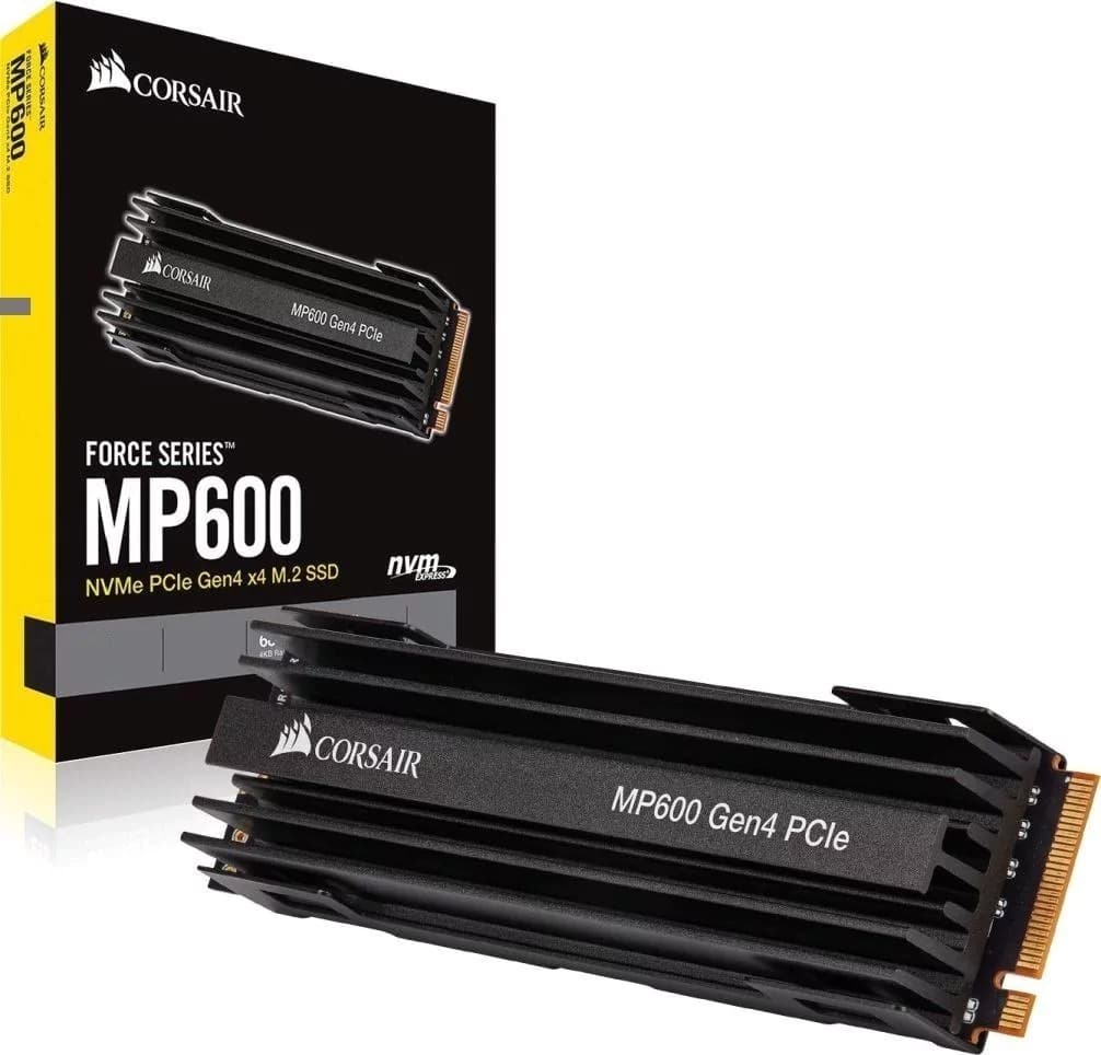 M.2 Corsair Mp600 Pci-E 500gb Leituras: 4950mb/S E Gravações: 2500mb/S - CSSD-F500GBMP600