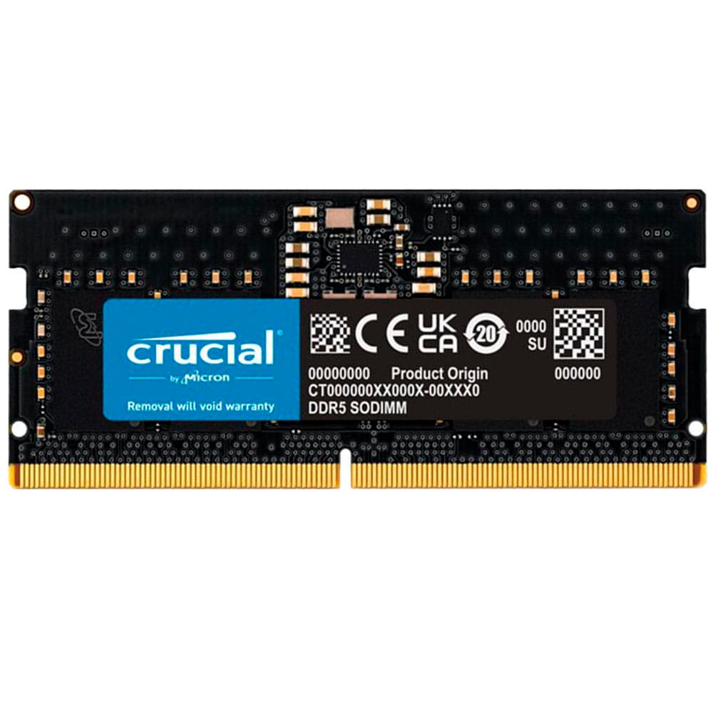 Memória Crucial Value So-Dimm Ddr5 16gb Cl40 4800mhz - CT16G48C40S5