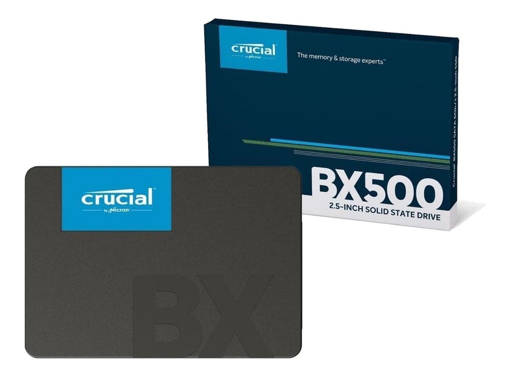 Ssd Crucial Bx500 Sata Iii 480gb Leituras: 540mb/S E Gravações: 500mb/S - CT480BX500SSD1