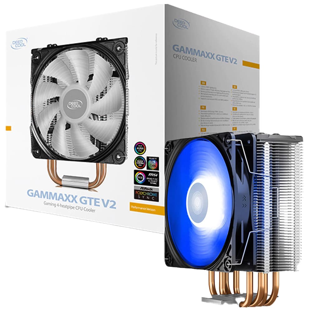 Air Cooler Deepcool Gammax Gte V2 Rgb 120mm Pwm - DP-MCH4-GMX-GTEV2