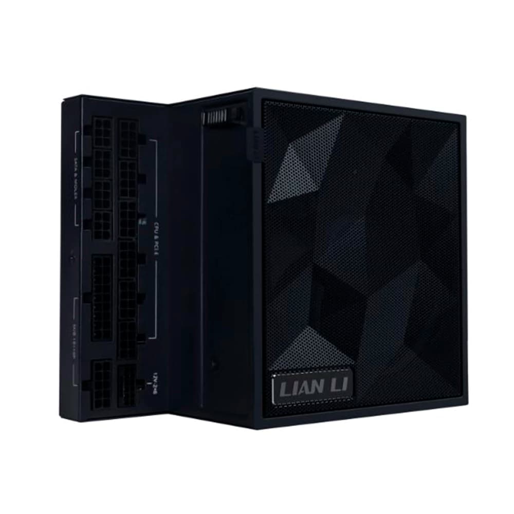 Fonte Real Lian Li Edge Series 1200w Preta Pci-E 5.1 80 Plus Gold Modular - EG1200G BLACK EU
