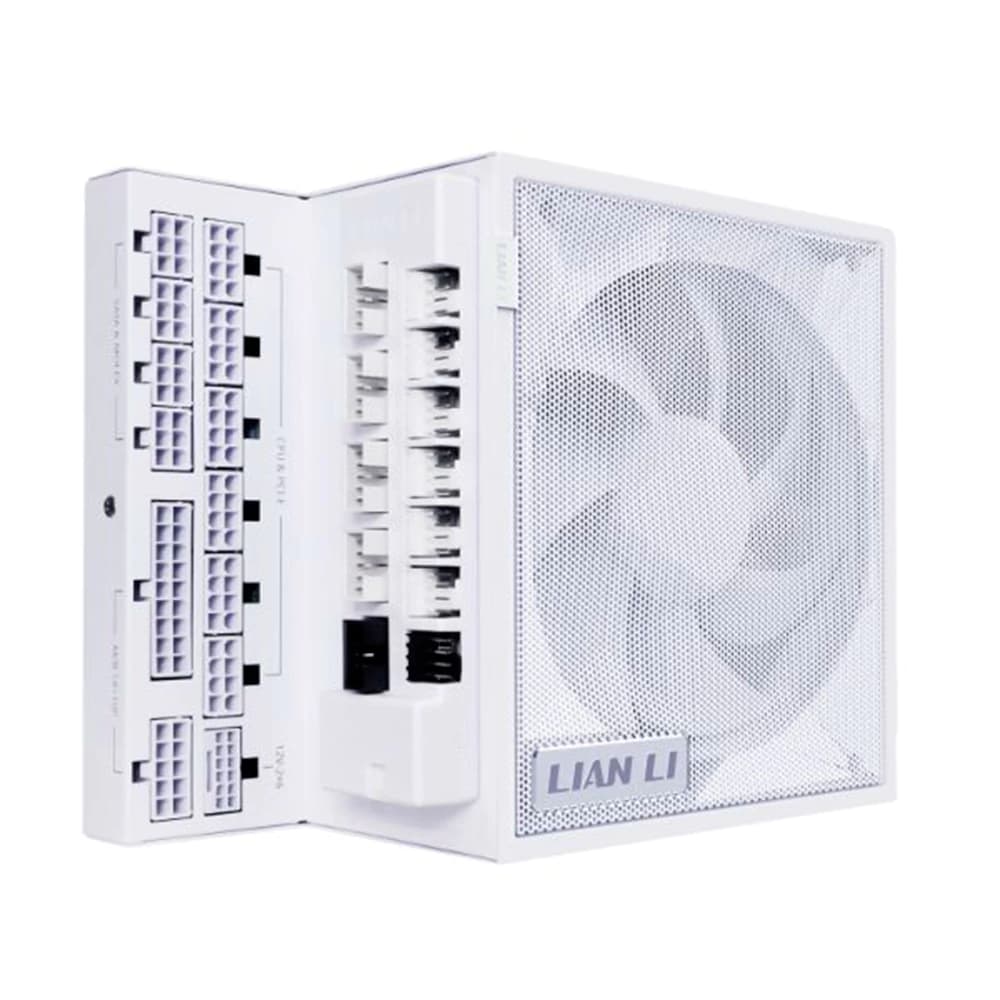 Fonte Real Lian Li Edge Series 1200w Branca Pci-E 5.1 80 Plus Gold Modular - EG1200G WHITE EU