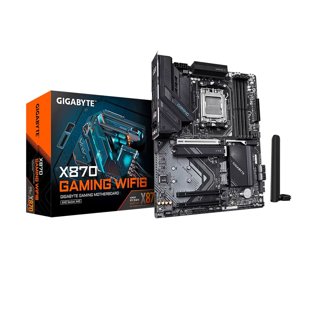 Placa Mãe Gigabyte Gaming Wifi6 X870, Amd Socket Am5 Atx, 4xddr5, Usb Tipo C, M.2, Rede Realtek 2.5gbe, Wi-Fi 6, Hdmi