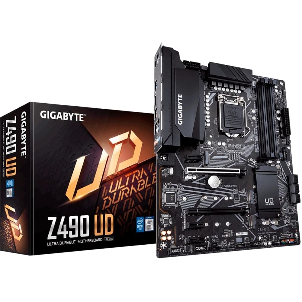 Placa Mãe Gigabyte Ud Z490, Intel Lga 1200 Atx, 4xddr4, Usb 3.2 Tipo A, Usb 3.0, M.2, Hdmi, Cfx