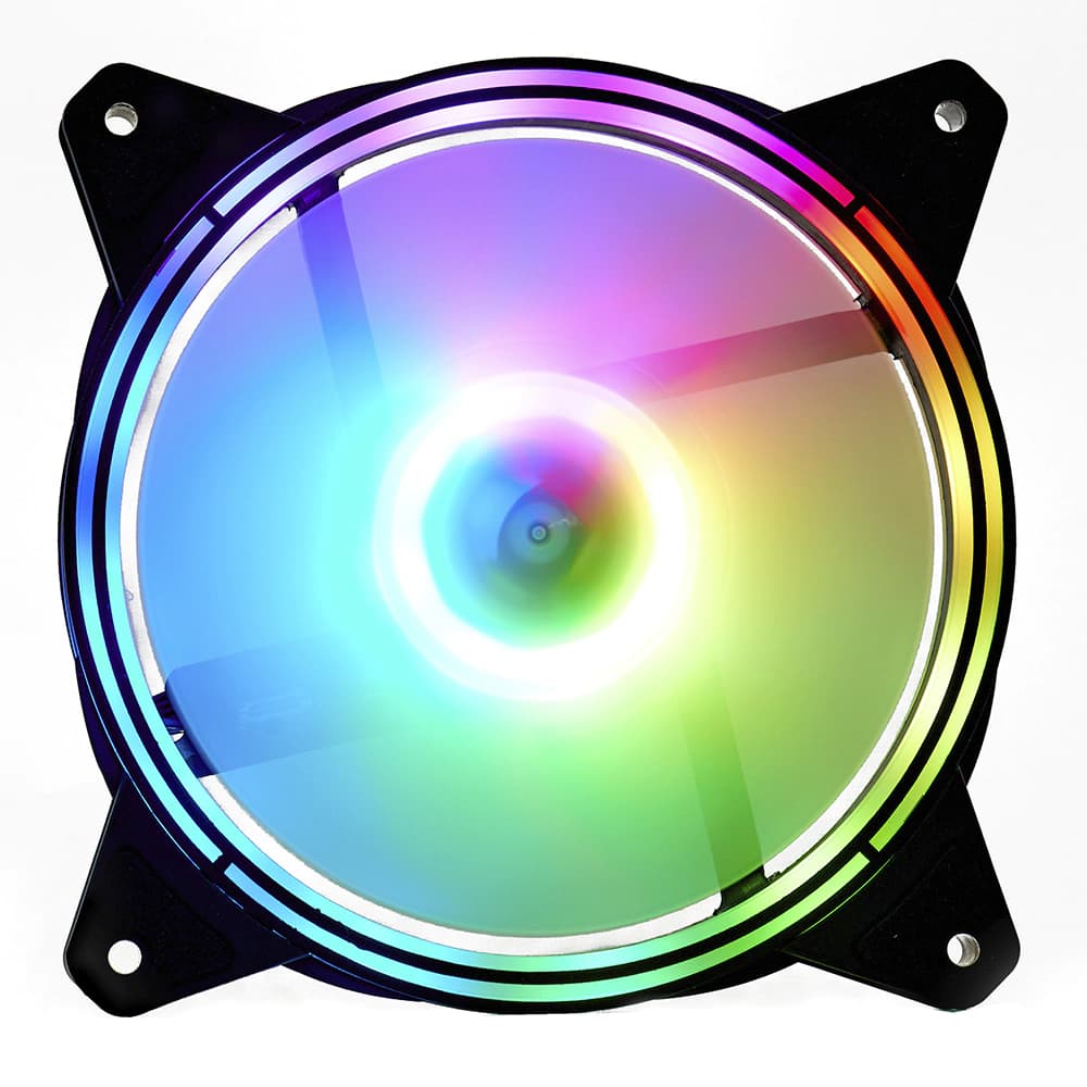Fan Gamer Like.Tec Colorful Preto 120mm Argb - LF-UNRGB-COLORFUL-2043