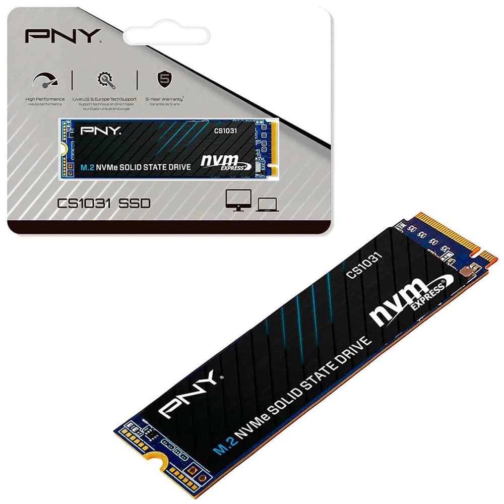 M.2 Pny Cs1031 Pci-E Nvme Gen3 500gb Leituras: 2200mb/S E Gravações: 1200mb/S - M280CS1031-500-CL
