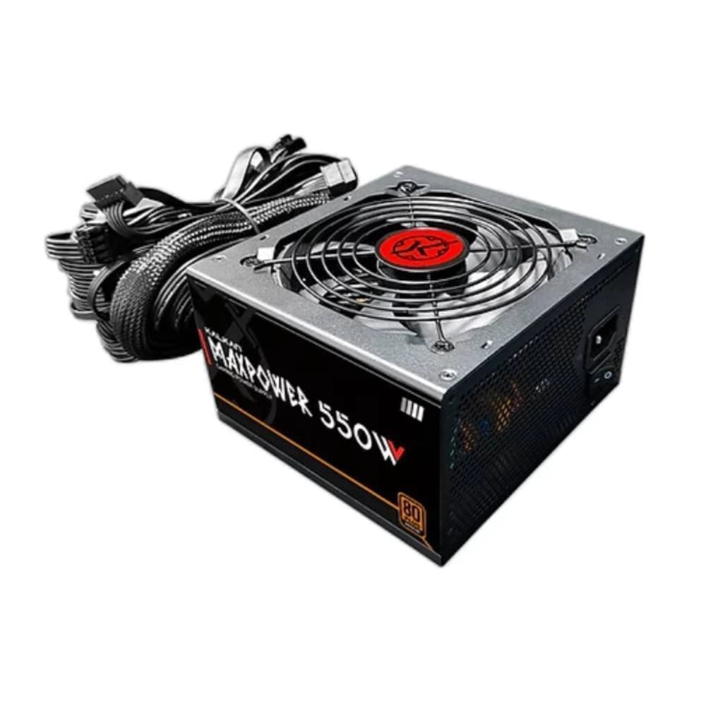 Fonte Real Kalkan Maxpower 550w Preta 80 Plus Bronze - MP-0650W-B