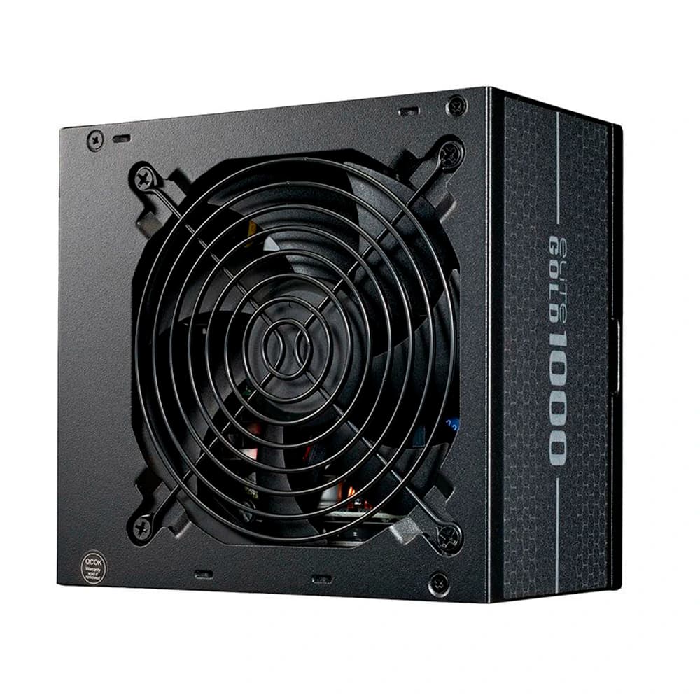 Fonte Real Cooler Master Elite Gold Pci-E 5.1 1000w Preta 80 Plus Gold Modular - MPW-A001-AFAG-BBR