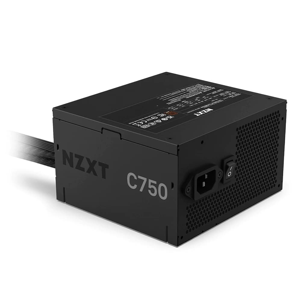 Fonte Real Nzxt Série C C750 750w 80 Plus Bronze - PA-7B2BB-US