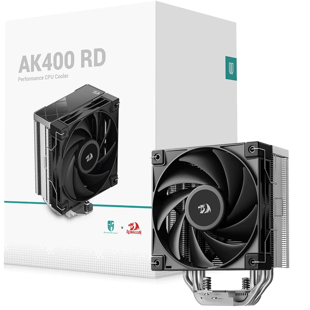 Air Cooler Gamerstorm Deepcool Redragon Ak400 Rd Preto 120mm Pwm - R-AK400-BKNNMD-AJG