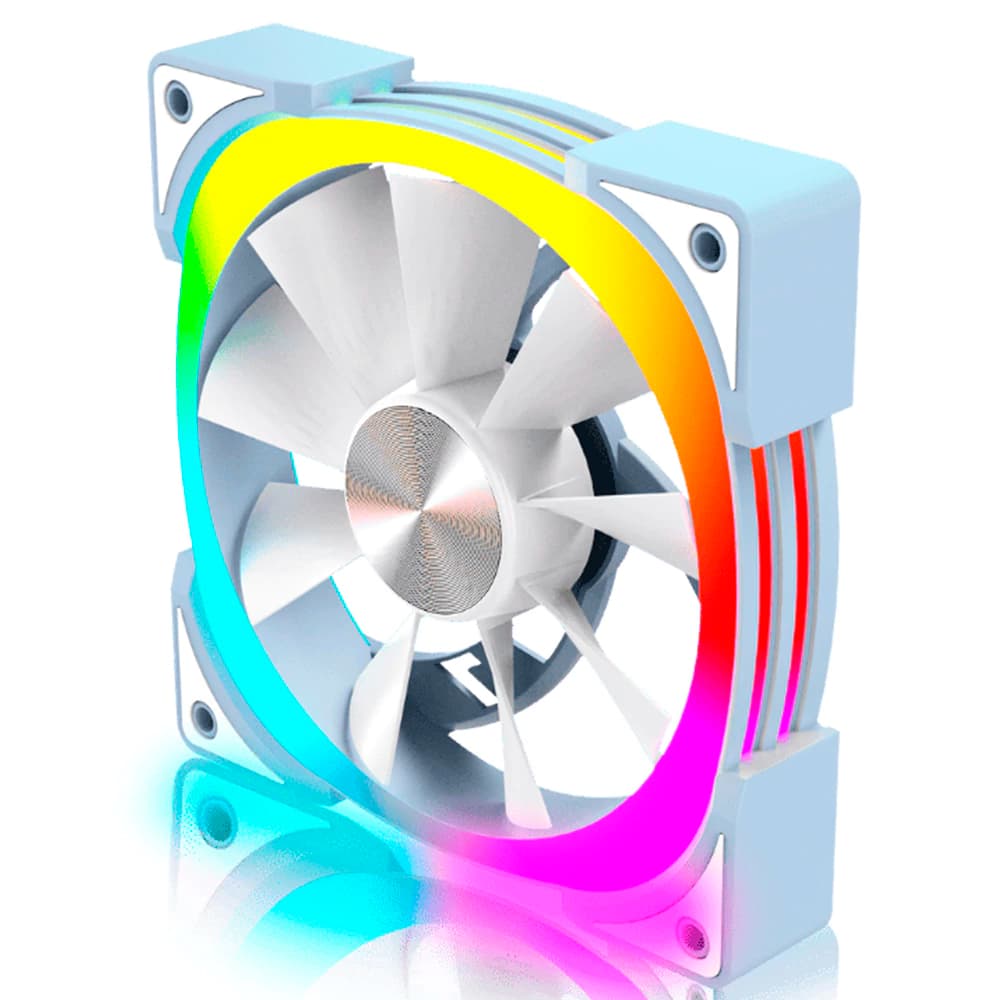 Fan Gamer Round5 Jetta Forward Argb Branco 120mm Pwm - R5-JETTA-FW-W-2239