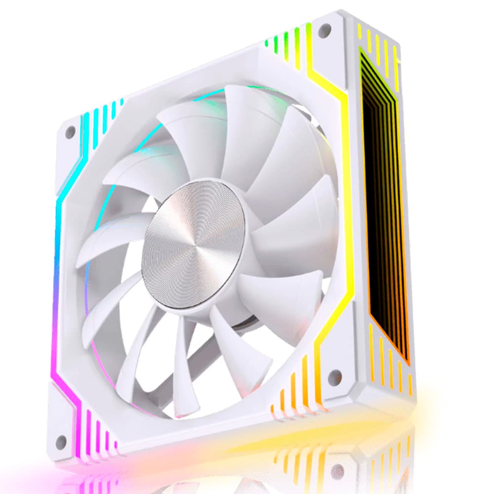 Fan Gamer Round5 Windforce Forward Argb Branco 120mm Pwm - R5-WINDFORCE-FW-W-2237
