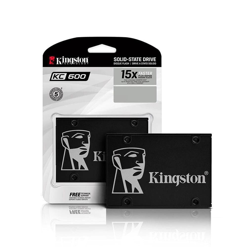 Ssd Kingston Kc600 Sata Iii 512gb Leituras: 550mb/S E Gravações: 520mb/S - SKC600/512G