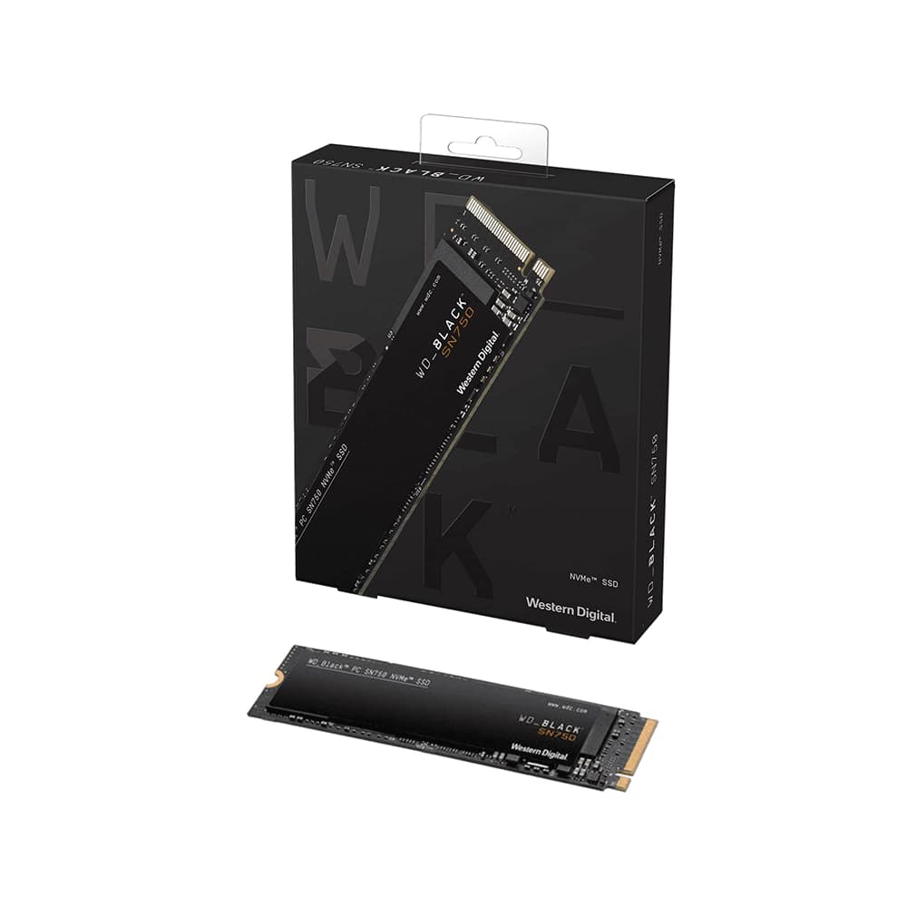M.2 Wd Black Sn750 Pci-E Nvme Gen3 1tb Leituras: 3430mb/S E Gravações: 3000mb/S - WDS100T3X0C