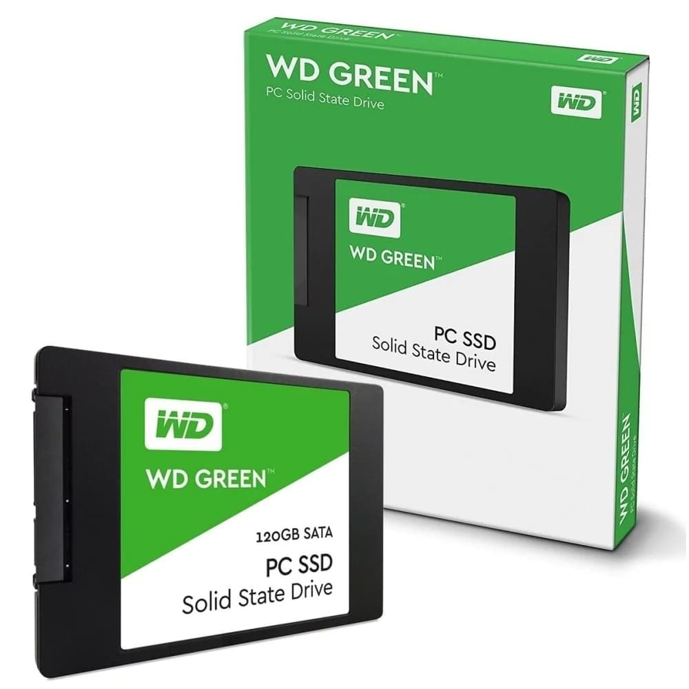 Ssd Wd Green 120gb Sata Iii Leituras: 540mb/S E Gravações: 465mb/S - WDS120G1G0A