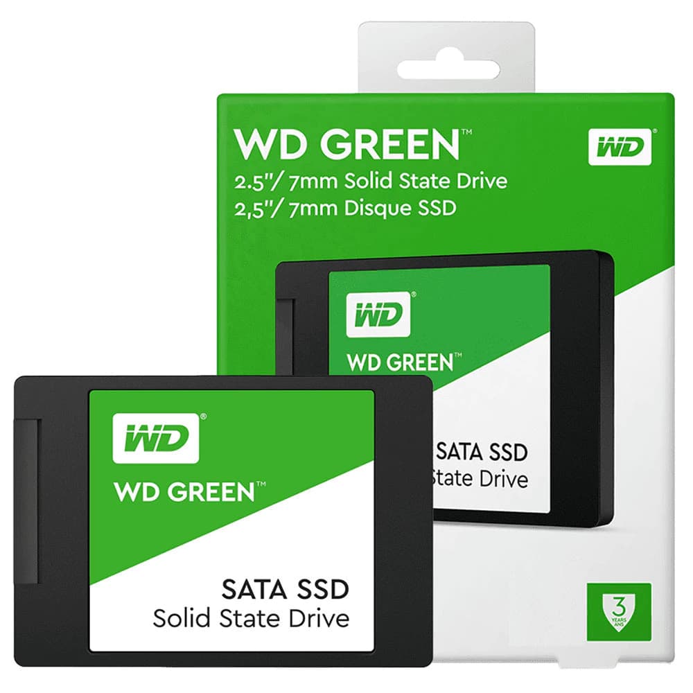 Ssd Wd Green Sata Iii 2tb Leituras: 545mb/S E Gravações: 460mb/S - WDS200T2G0A