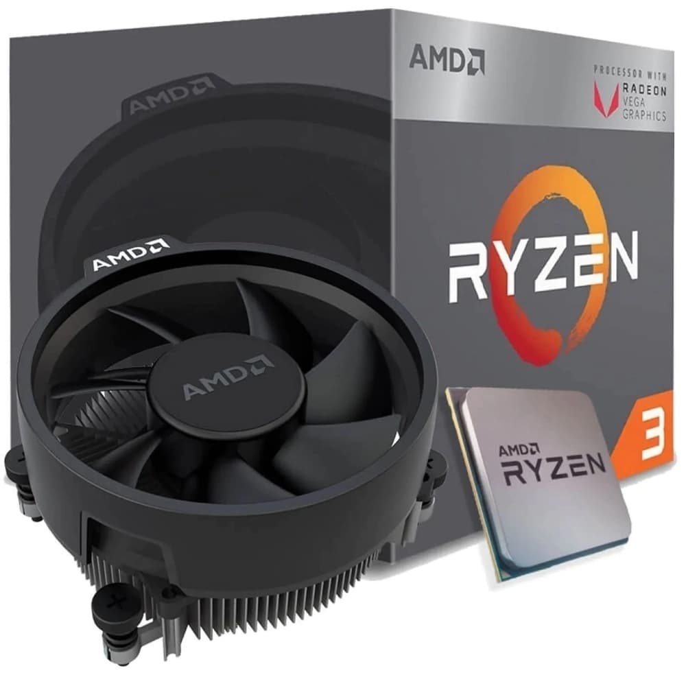 Processador Amd Ryzen 3 2200g, Raven Ridge, 2ª Geração, 4 Core 4 Threads, Cache 6mb, 3.5ghz (3.7ghz Max. Turbo) Am4, Radeon Vega 8 Graphics - YD2200C5FBBOX