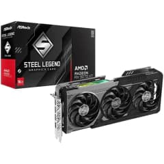 ASRock AMD Radeon RX 9070 XT Steel Legend Dark, 16GB, GDDR6, FSR, Ray Tracing (90-GA5VZZ-00UANF)