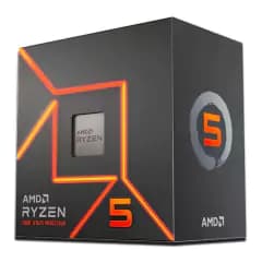 AMD Ryzen 5 7600, 5.1GHz Max Turbo, Cache 38MB, AM5, 6 Núcleos, Vídeo Integrado (100-100001015BOX)