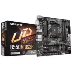 Gigabyte B550M DS3H, AMD AM4, Chipset B550 Micro ATX, DDR4 (Rev. 1.7)