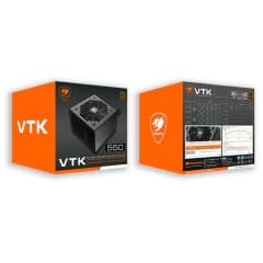 Fonte Cougar VTK 550W, 80 Plus Bronze, PFC Ativo (31VK055.0002P)