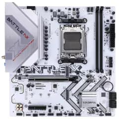 Colorful Battle-AX B650M-GHA WiFi V14, Chipset B650, AMD AM5, MATX, DDR5, Branco