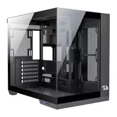 Gabinete Redragon Wideload PRO, Mid Tower, ATX, Lateral em Vidro Temperado, Preto (CA-604B-PRO)