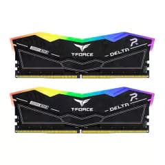 Memória TEAMGROUP T-Force Delta RGB, Black, 32GB (2x16GB) 6000 MHZ, DDR5, CL30 Intel XMP / AMD EXPO (FF3D532G6000HC30DC01)