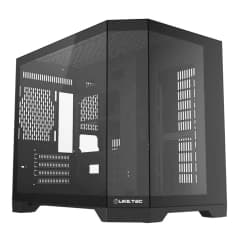 Gabinete Liketec Ilusion Dark, Aquário, Mid Tower, Vidro Temperado, MATX, Sem Fonte, Sem Fans, Preto (LC-CB2X2-ILUSION-2112)